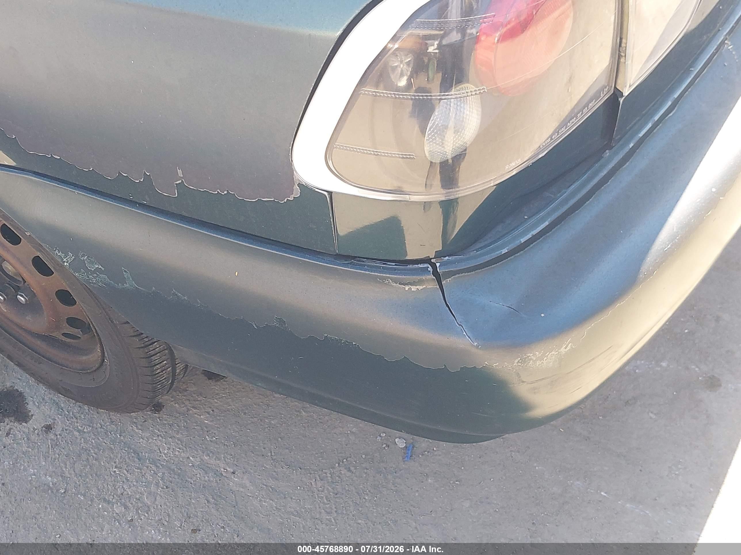 1998 Honda Civic Ex Зеленый vin: JHMEJ8645WS002639