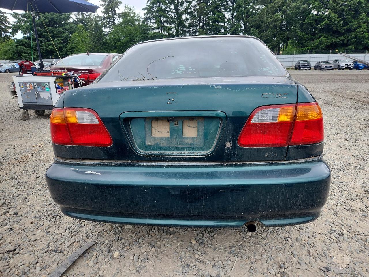 2000 Honda Civic Ex Green vin: JHMEJ8647YS003990