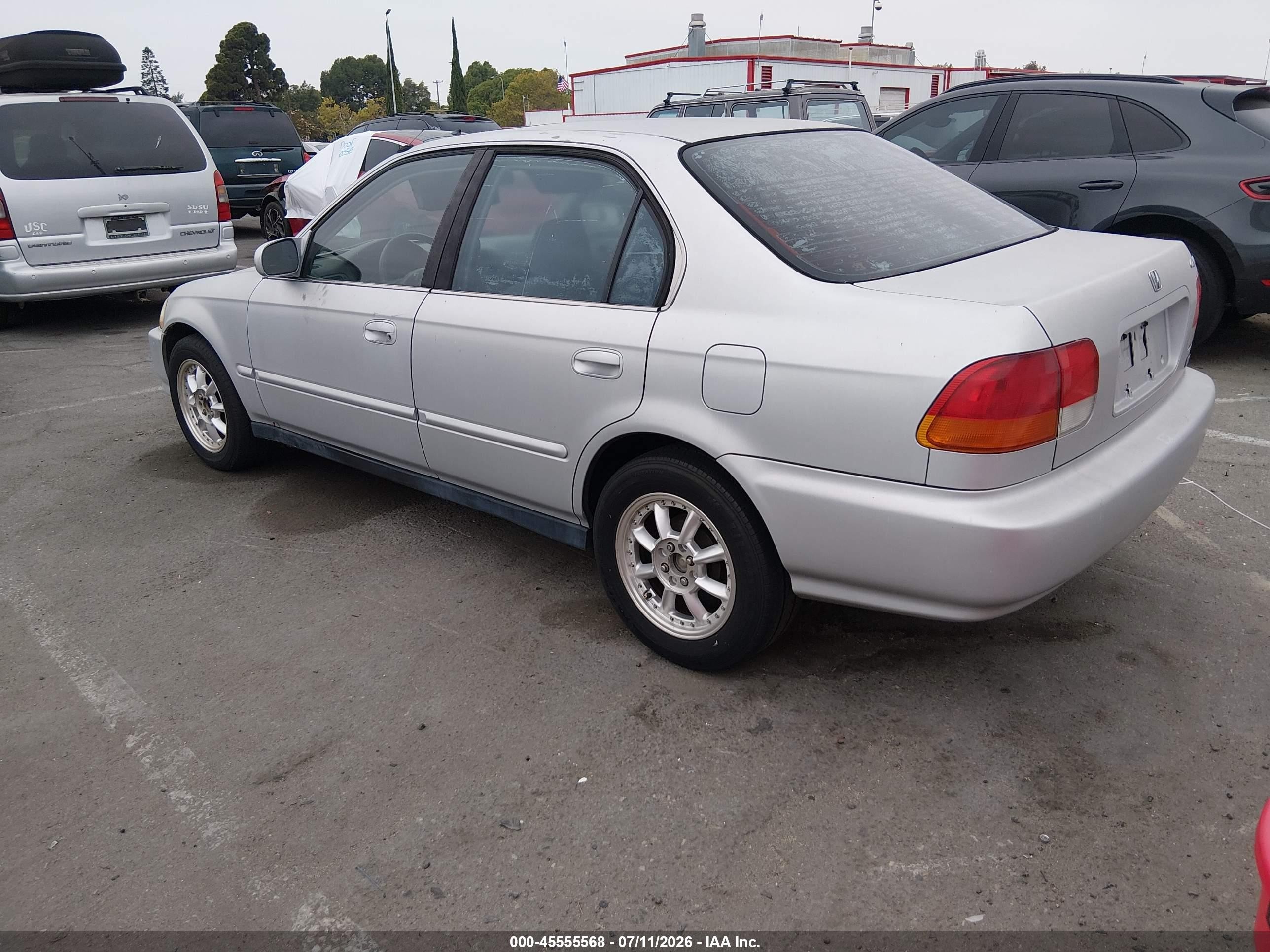 1998 Honda Civic Ex Silver vin: JHMEJ8648WS002540
