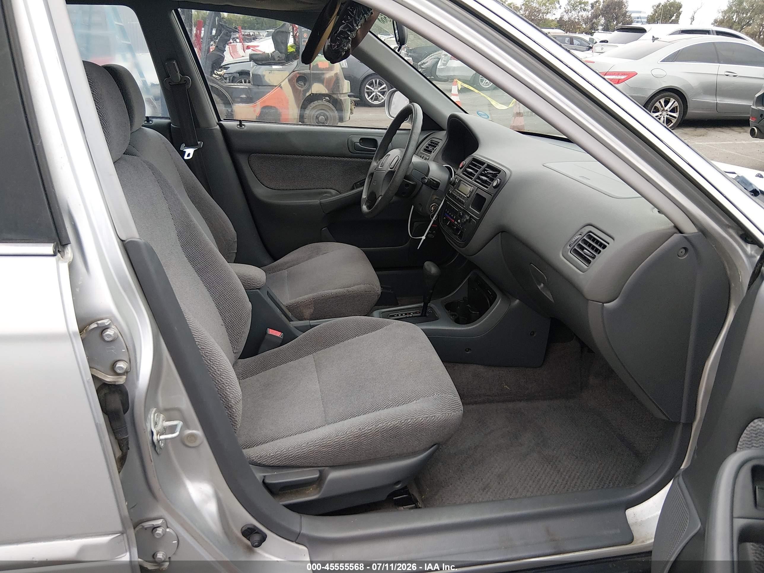 1998 Honda Civic Ex Silver vin: JHMEJ8648WS002540