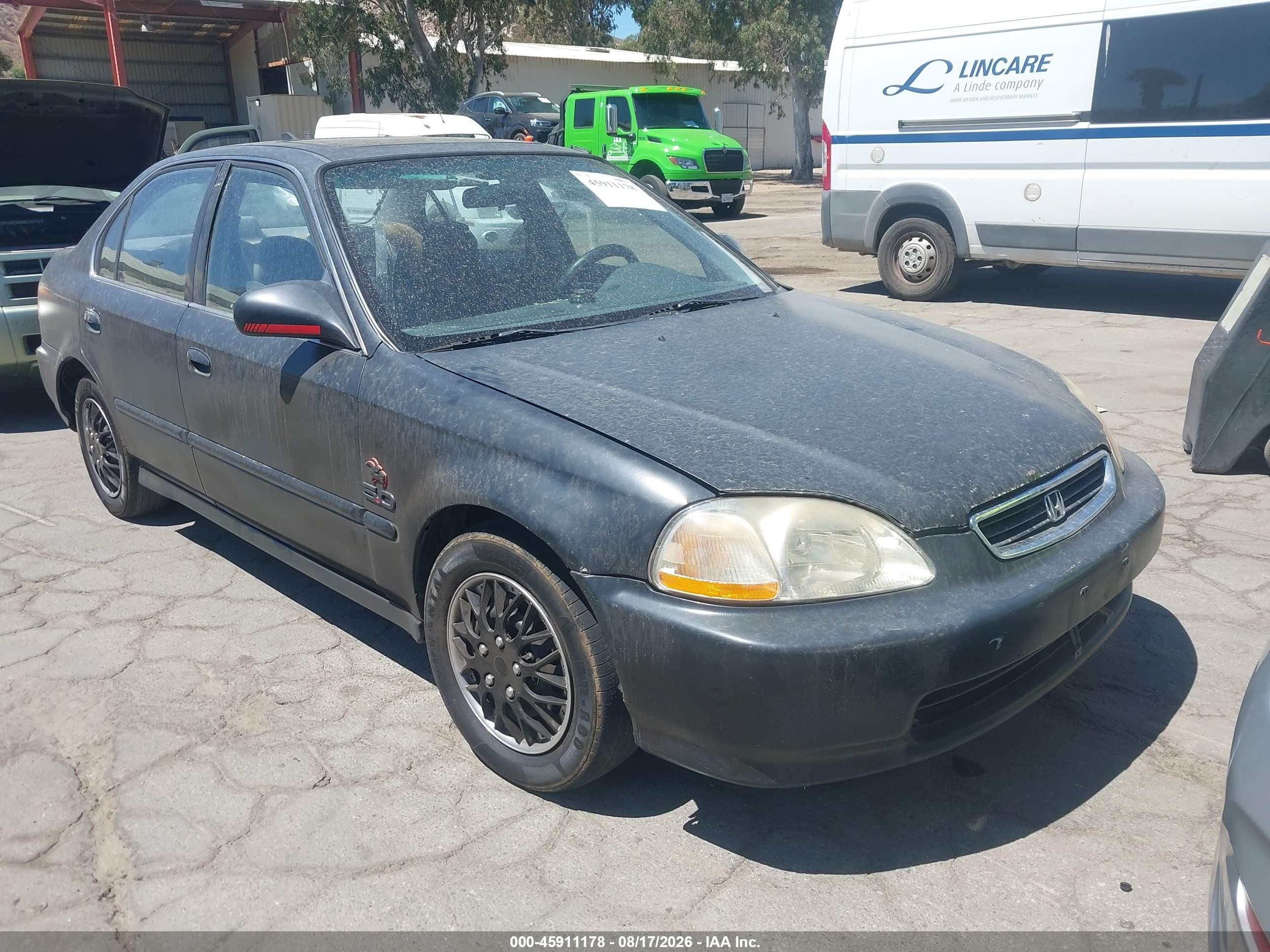 1998 Honda Civic Ex Black vin: JHMEJ8649WS000280