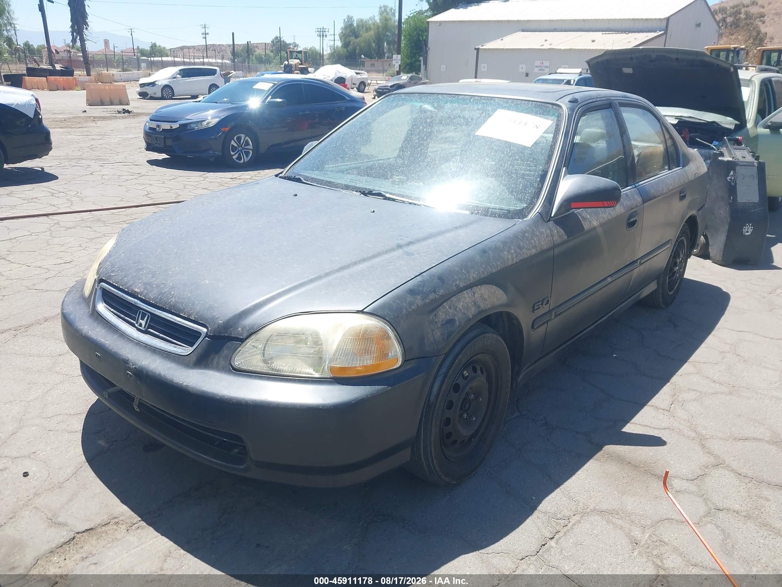 1998 Honda Civic Ex Black vin: JHMEJ8649WS000280