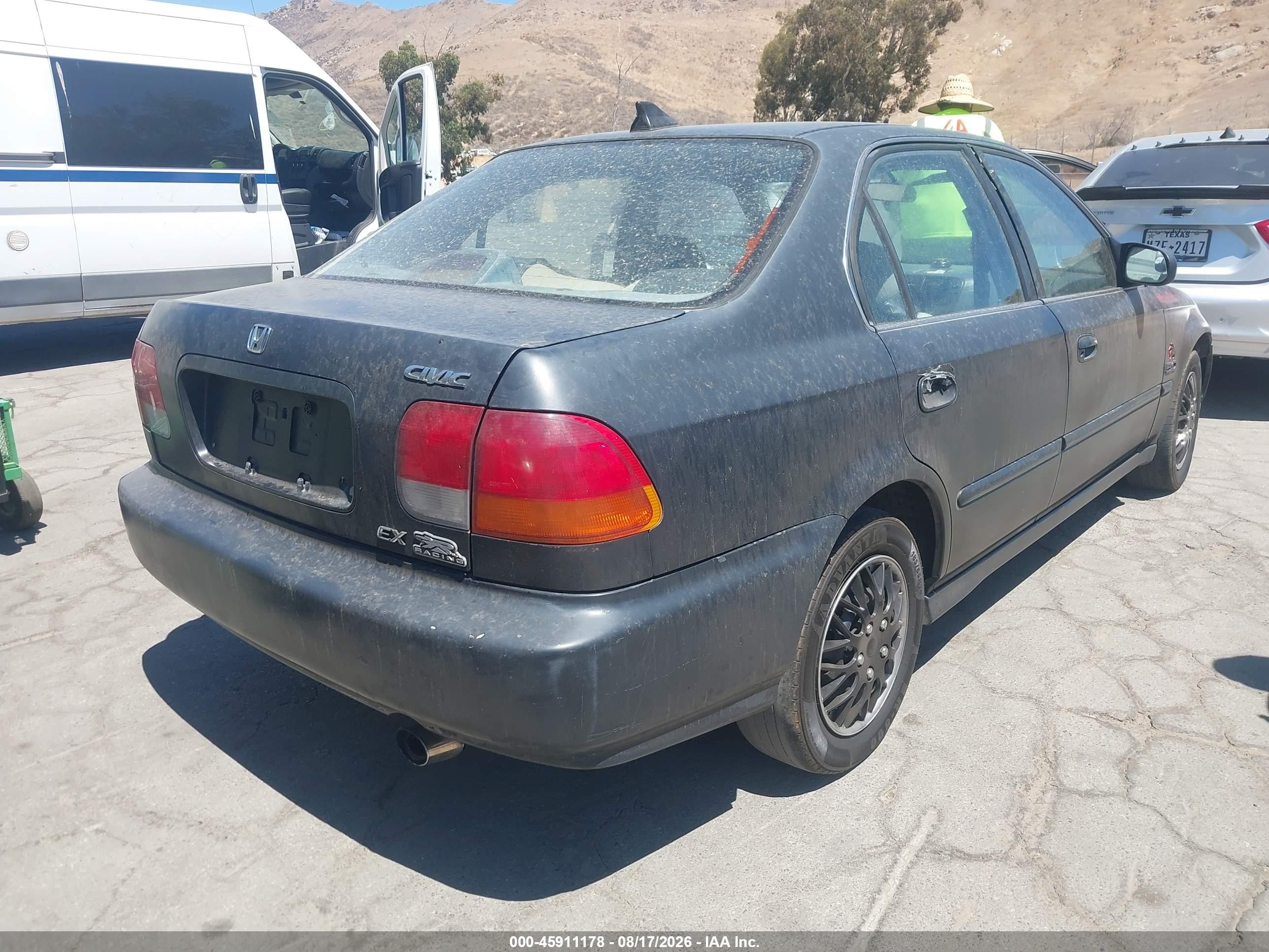 1998 Honda Civic Ex Black vin: JHMEJ8649WS000280