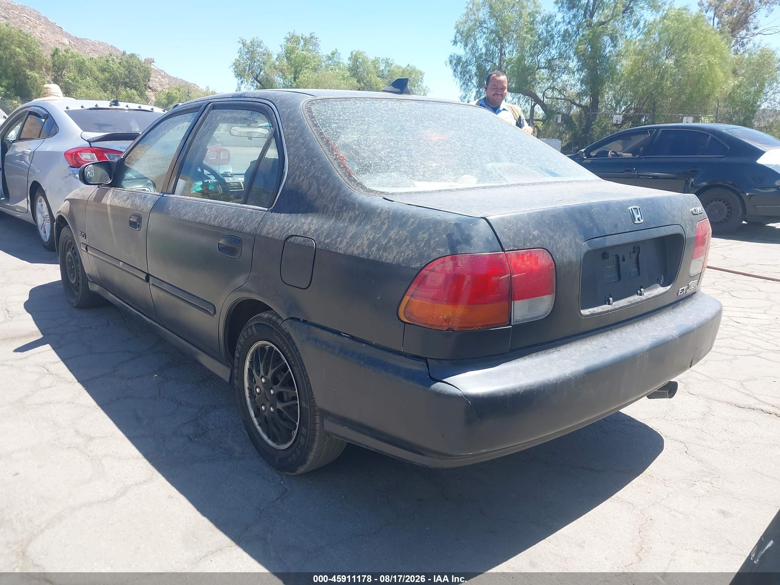 1998 Honda Civic Ex Black vin: JHMEJ8649WS000280