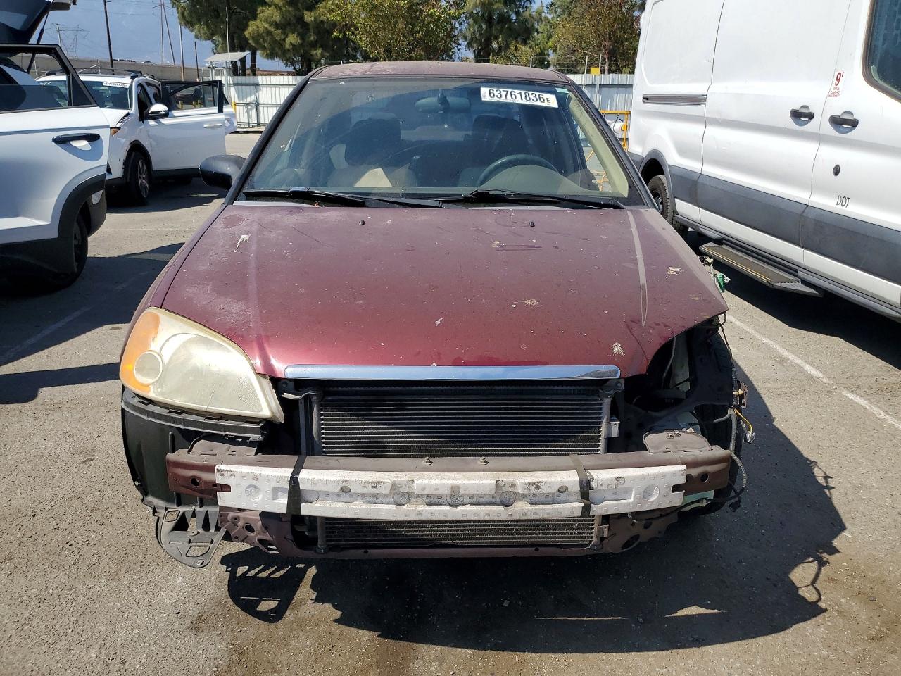 2003 Honda Civic Lx Burgundy vin: JHMES16503S000080