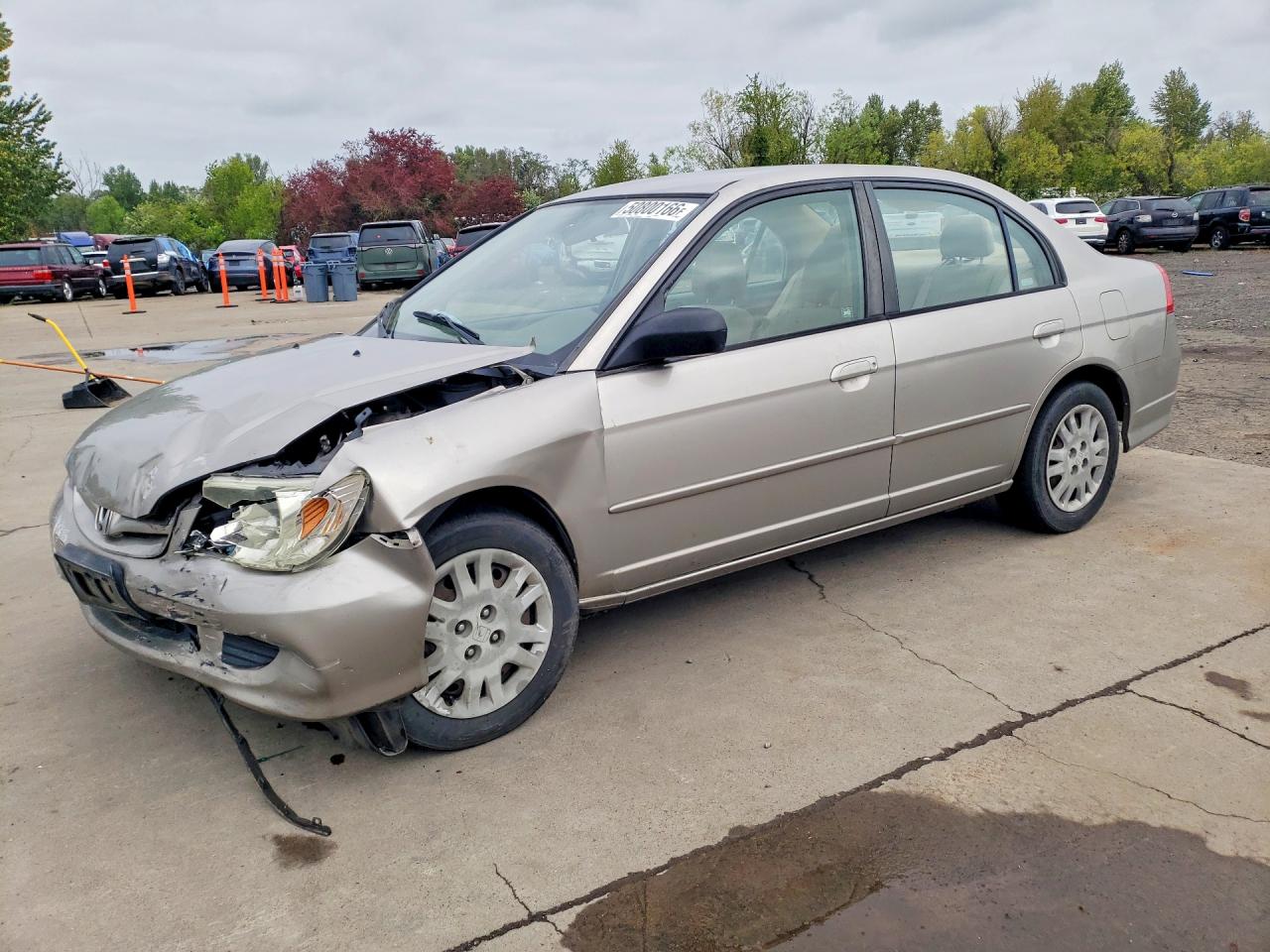 2004 Honda Civic Tan vin: JHMES16514S000302