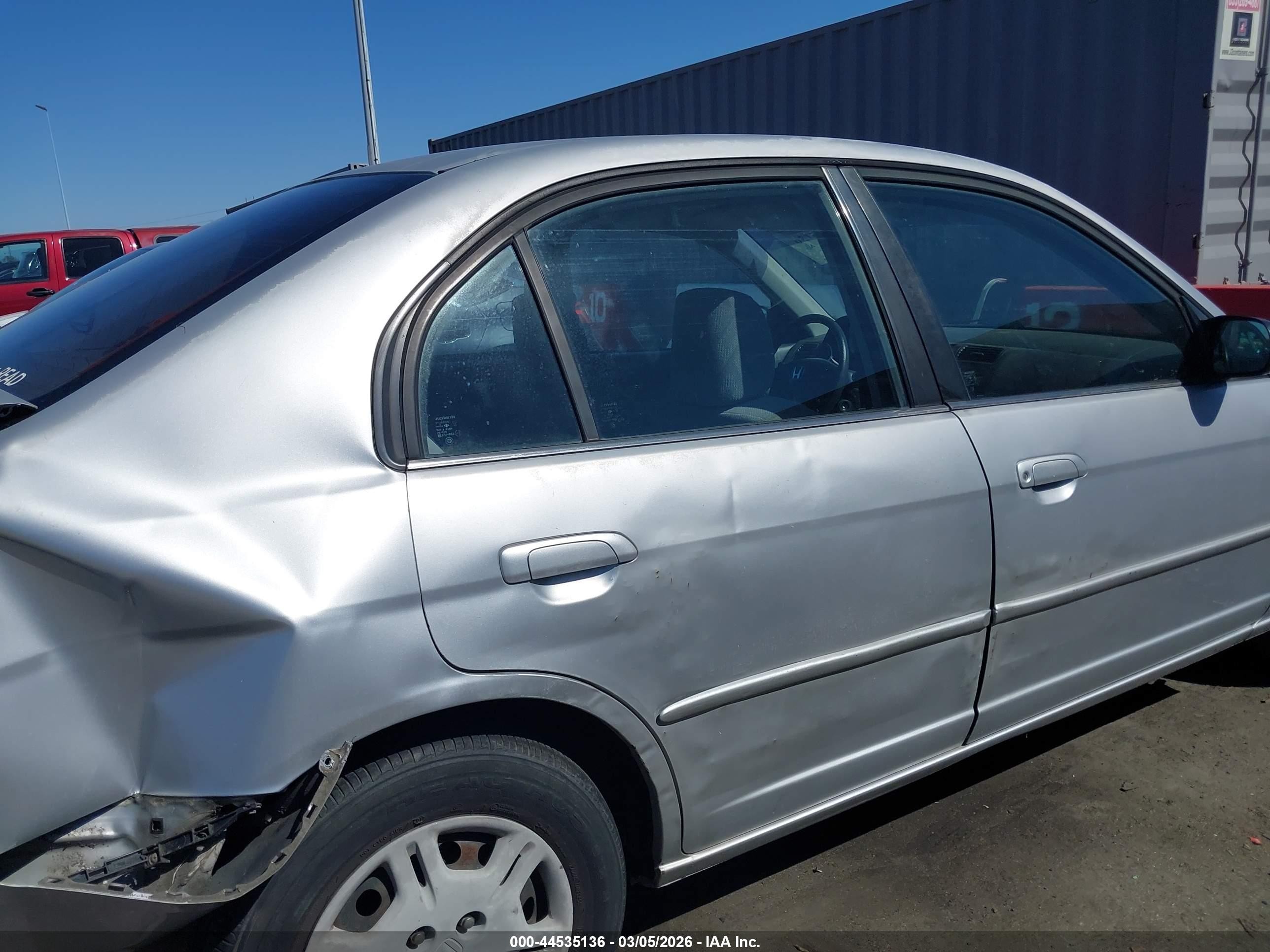 2002 Honda Civic Lx Серебряный vin: JHMES16522S001570