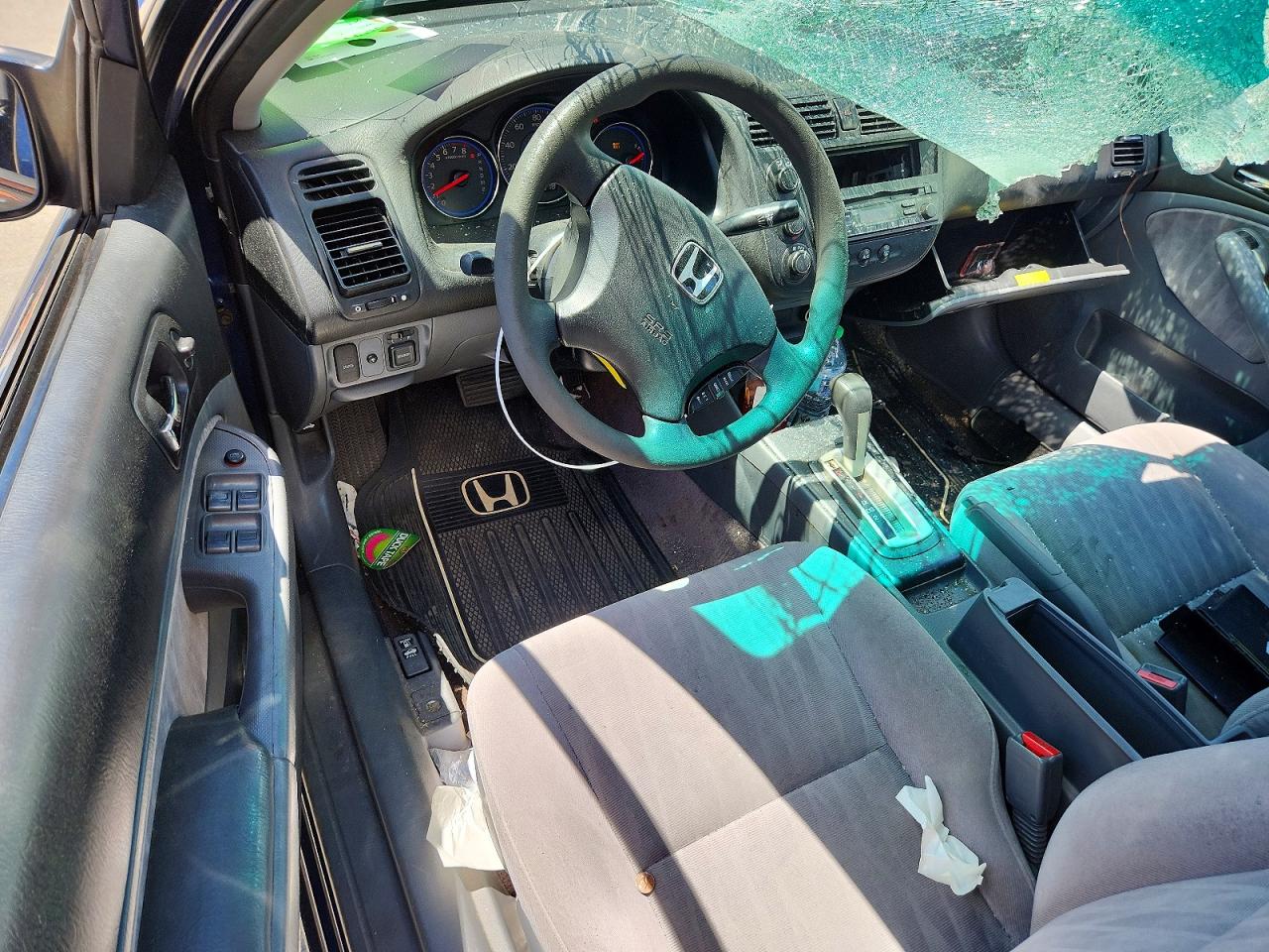 2005 Honda Civic Lx Синий vin: JHMES16535S001629