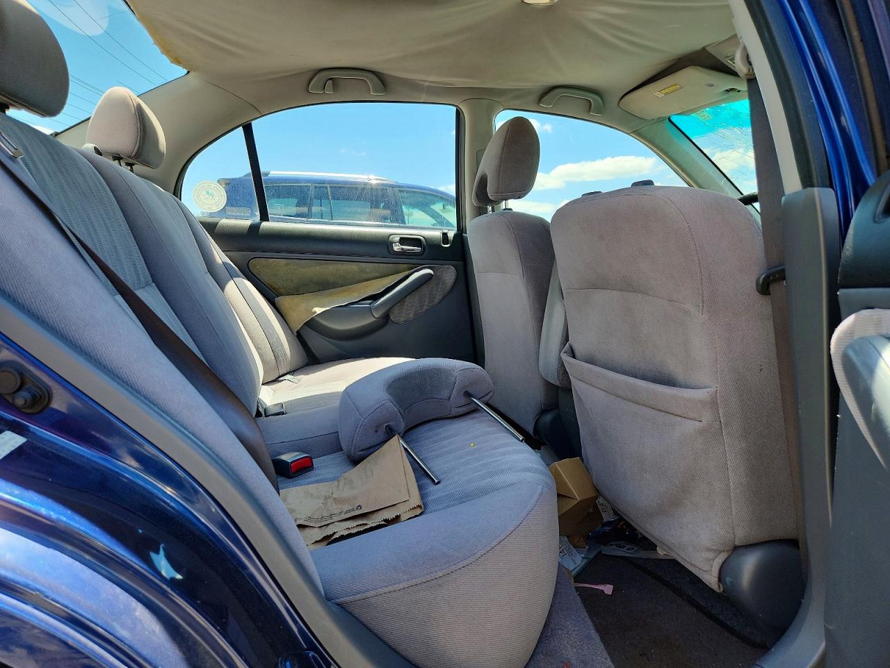 2005 Honda Civic Lx Синий vin: JHMES16535S001629