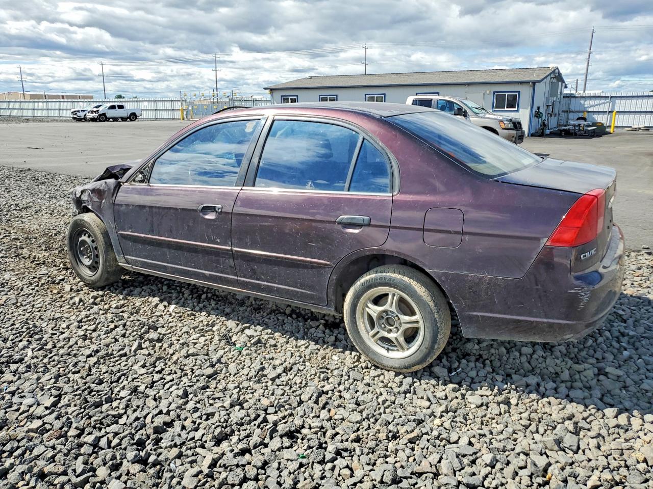 2001 Honda Civic Lx Purple vin: JHMES16541S008437