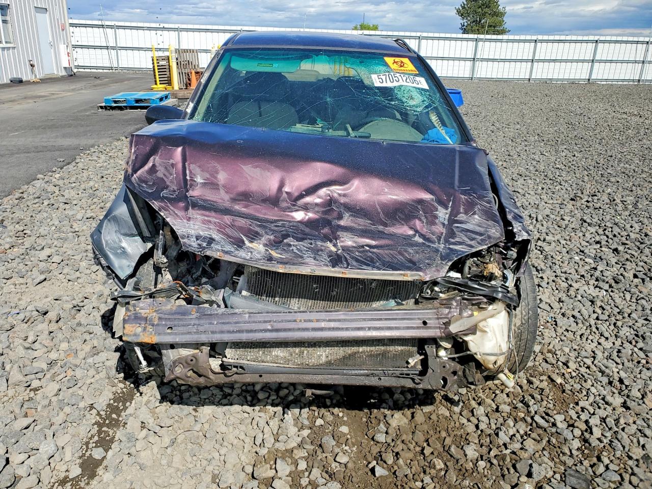 2001 Honda Civic Lx Purple vin: JHMES16541S008437