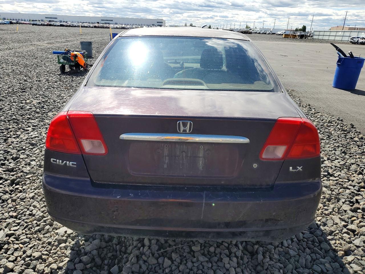2001 Honda Civic Lx Purple vin: JHMES16541S008437