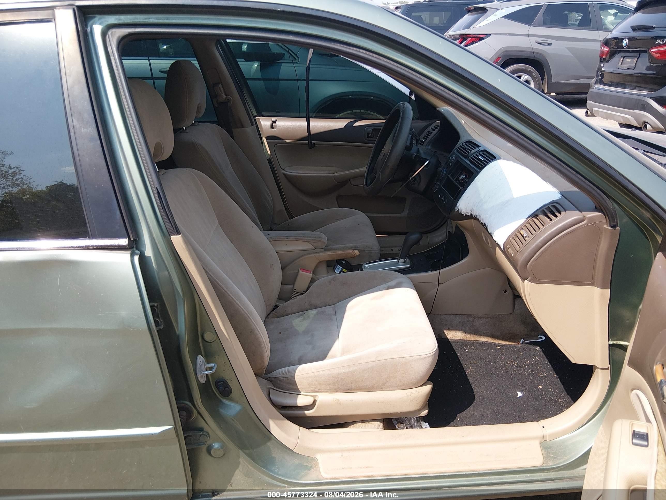 2004 Honda Civic Lx Зеленый vin: JHMES16544S001220