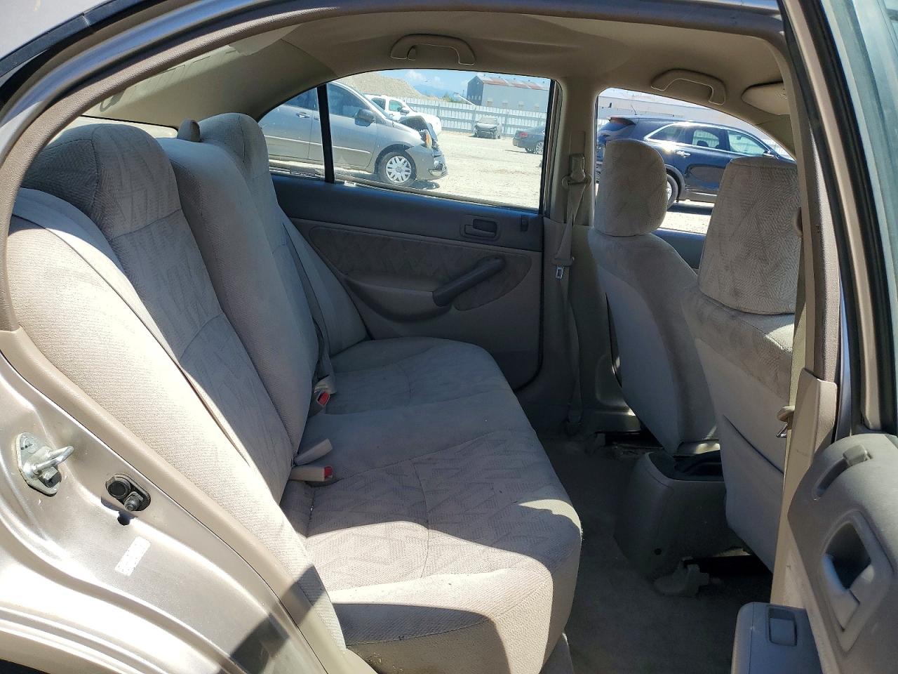 2001 Honda Civic Lx Tan vin: JHMES16561S000453