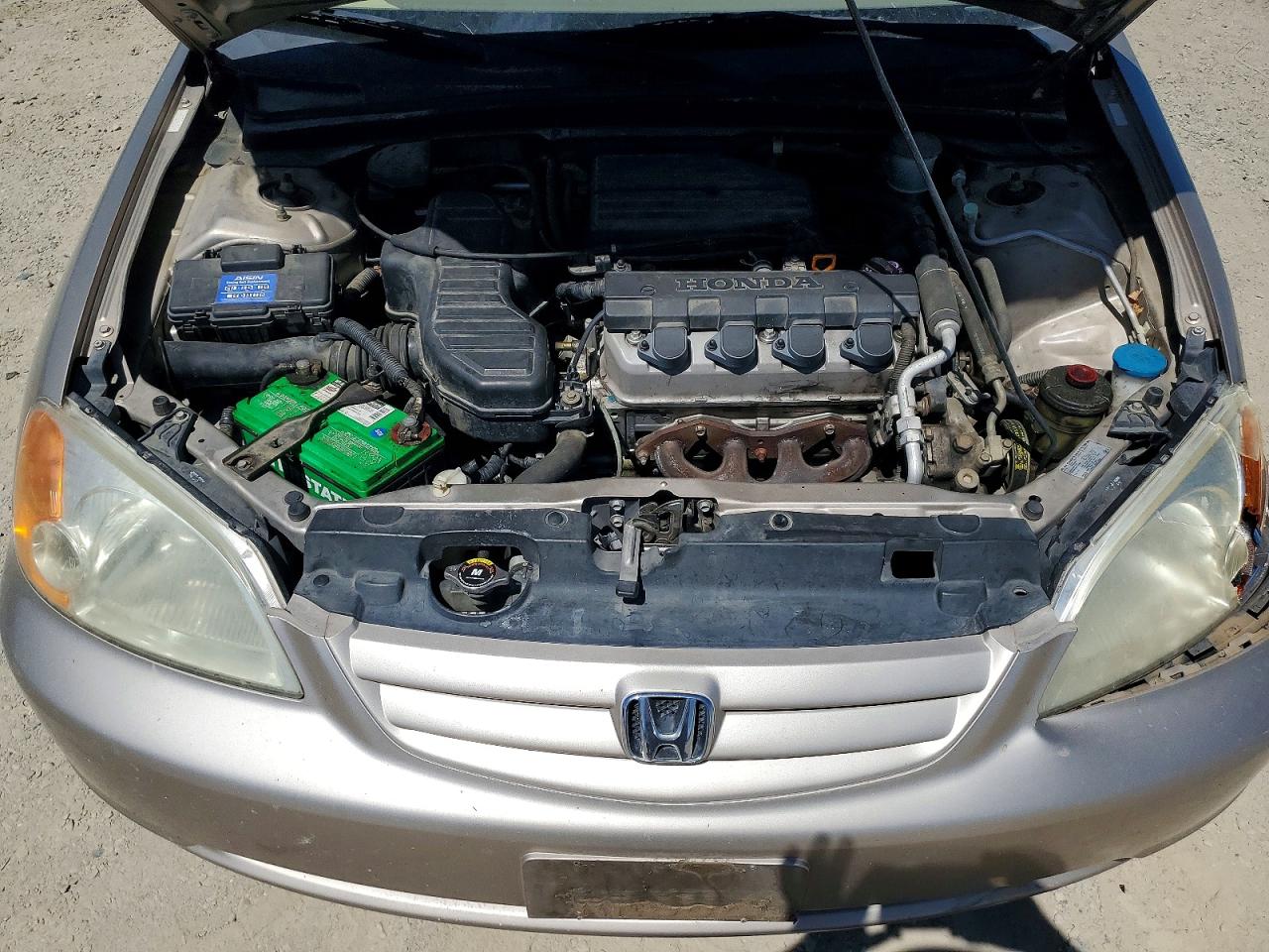 2001 Honda Civic Lx Tan vin: JHMES16561S000453