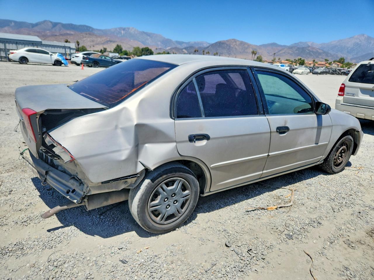 2001 Honda Civic Lx Gray vin: JHMES16561S003434