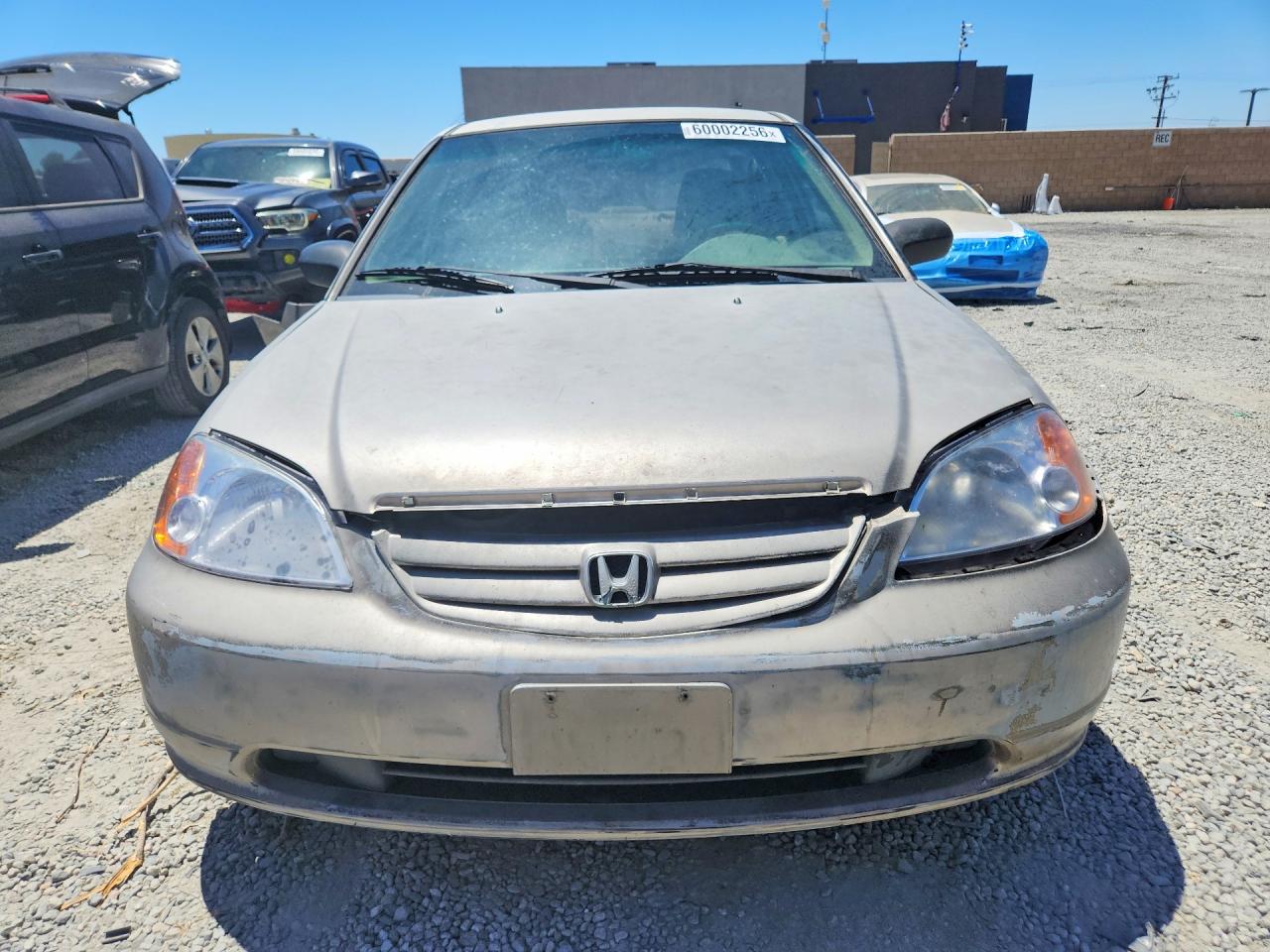 2001 Honda Civic Lx Gray vin: JHMES16561S003434