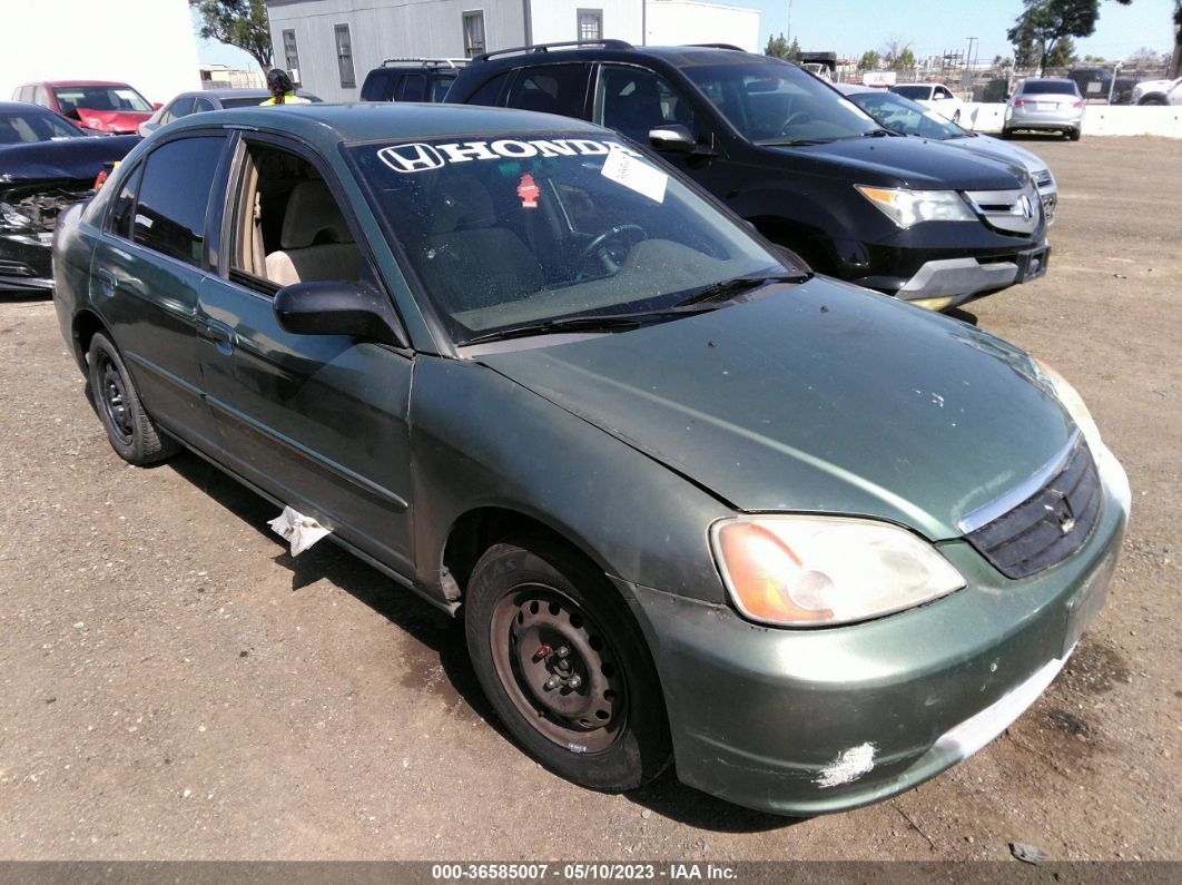 Price & History 2003 Honda Civic Lx 1.7l Sohc 16-valve I4 vin