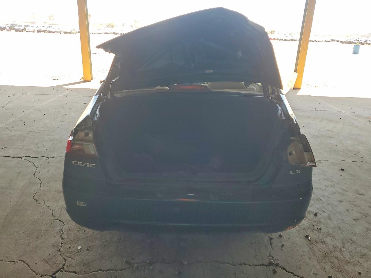 2001 Honda Civic Lx Teal vin: JHMES16571S008271