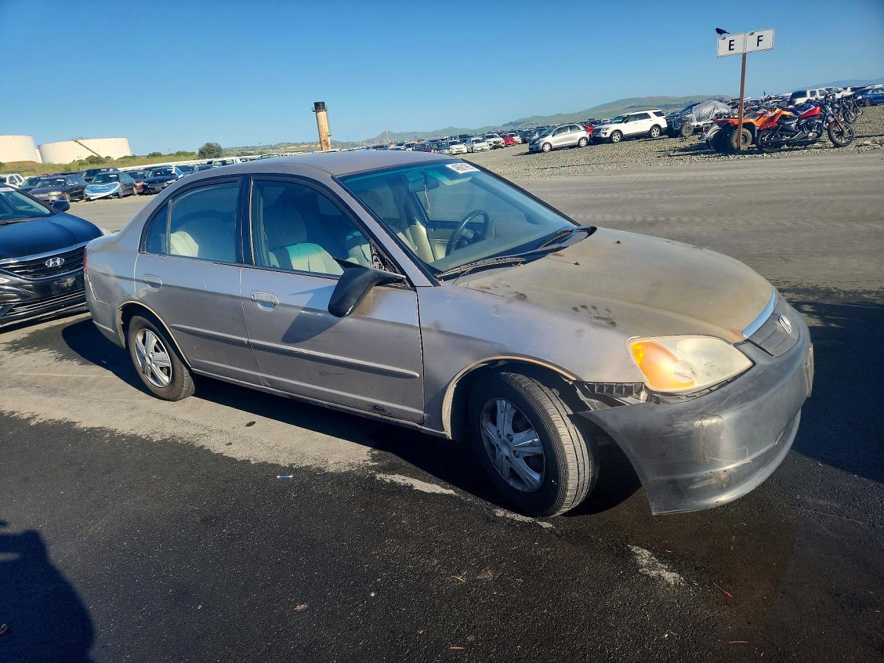 2002 Honda Civic Gold vin: JHMES16572S003119