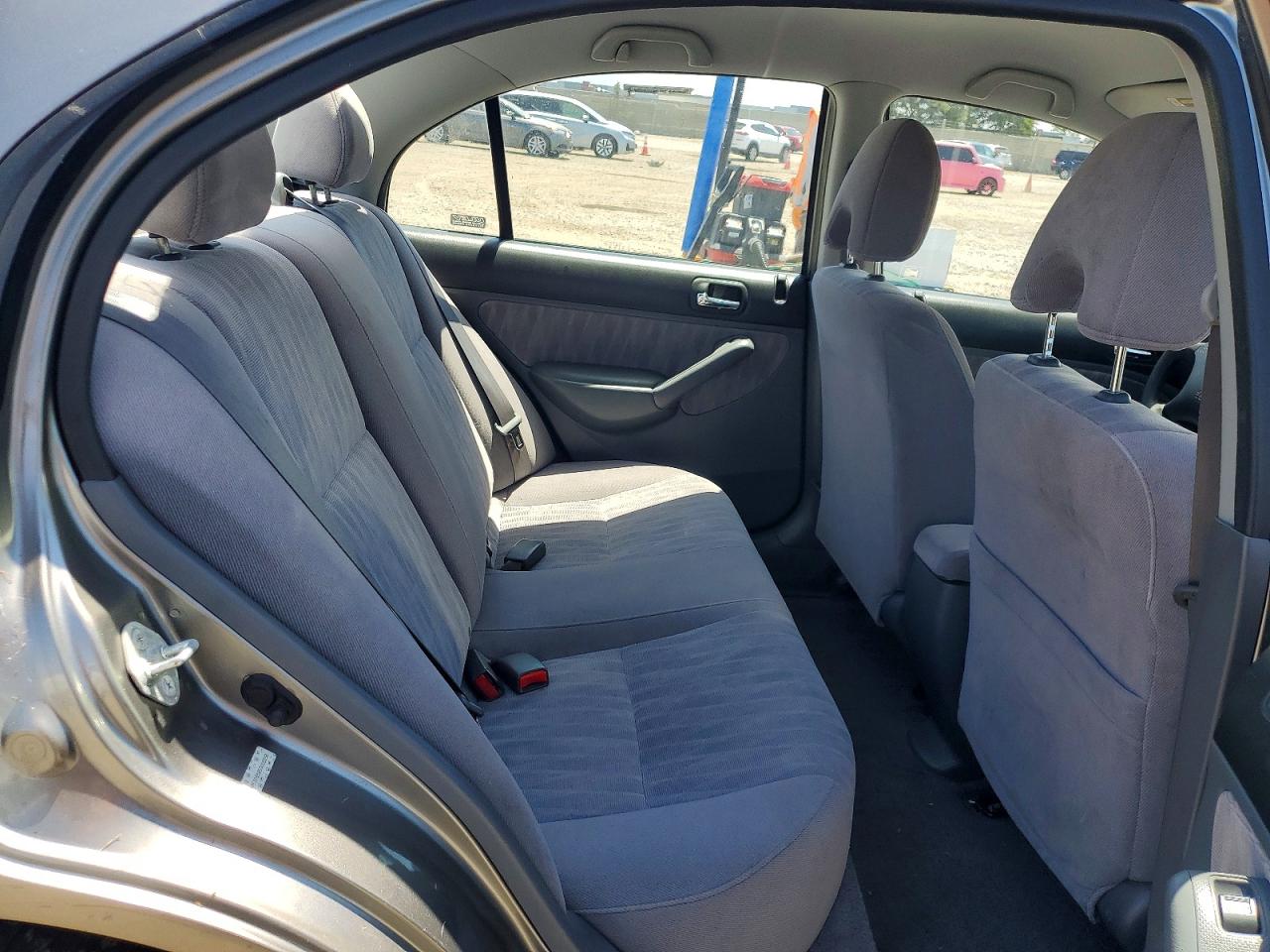 2005 Honda Civic Lx Gray vin: JHMES16585S006258