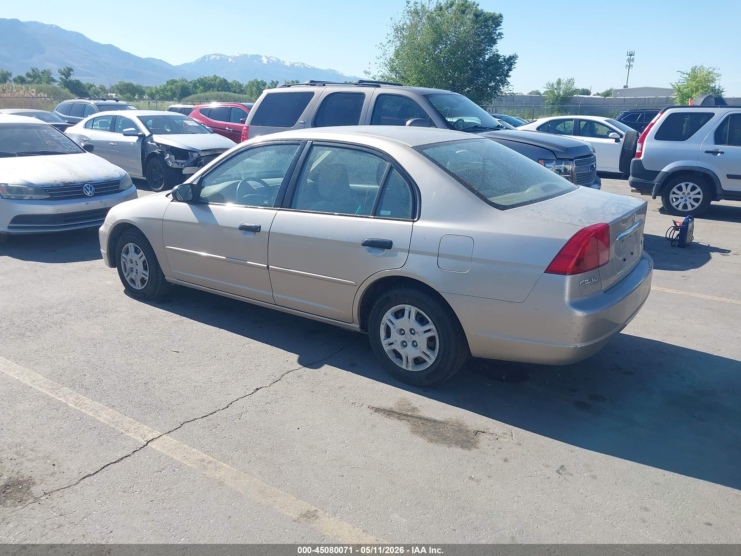 2001 Honda Civic Lx Gold vin: JHMES16591S005369