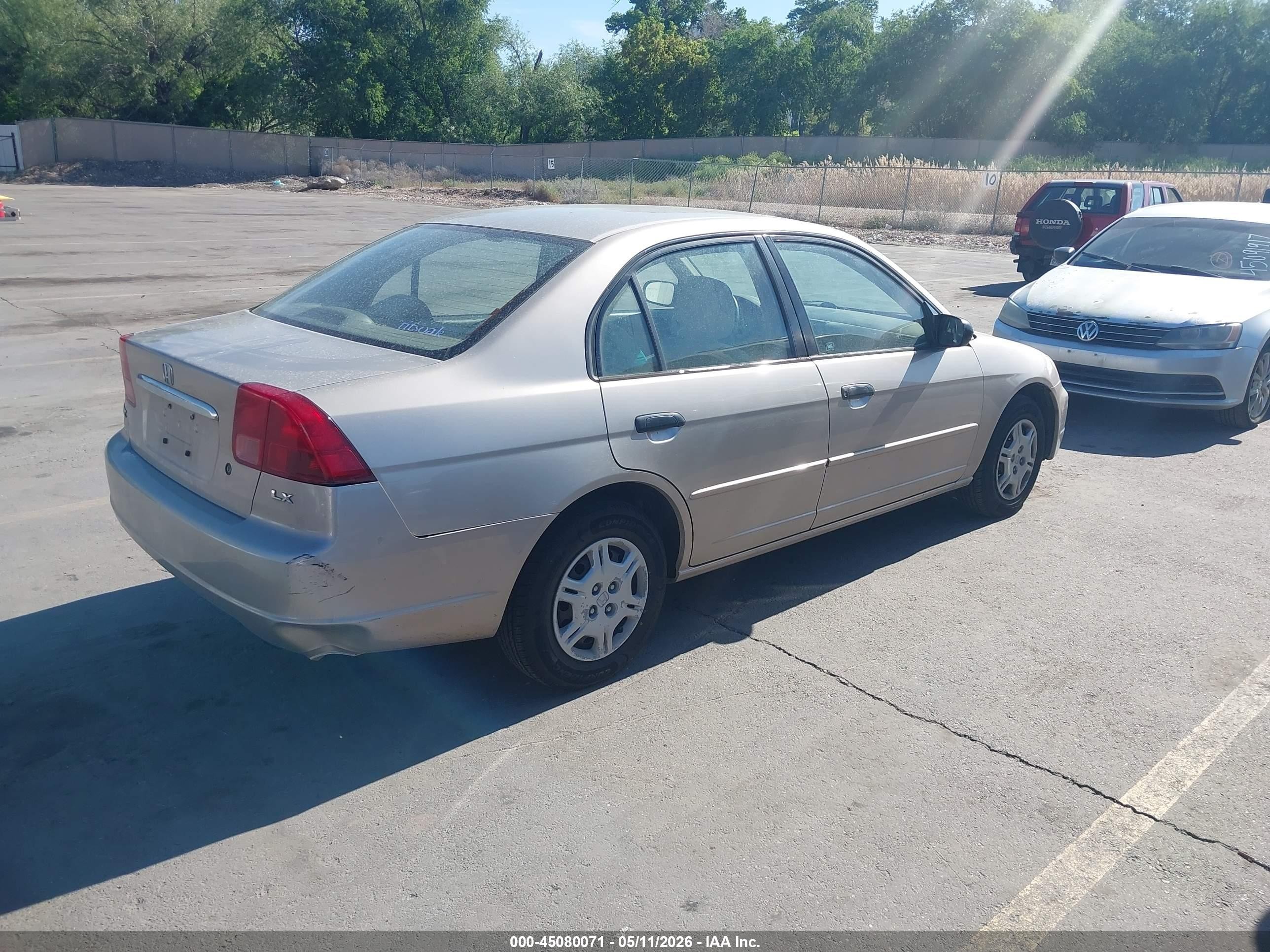 2001 Honda Civic Lx Gold vin: JHMES16591S005369