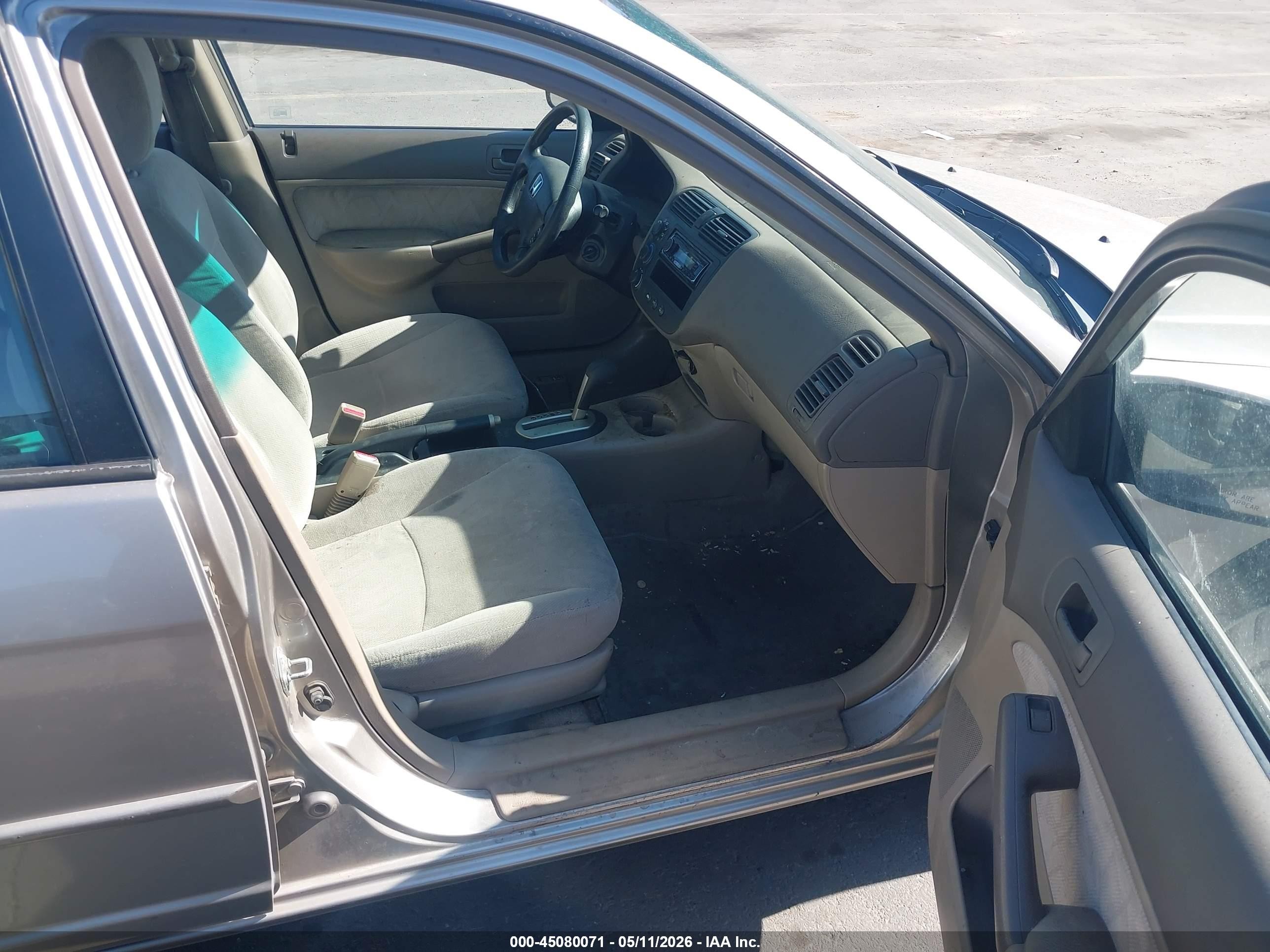 2001 Honda Civic Lx Gold vin: JHMES16591S005369