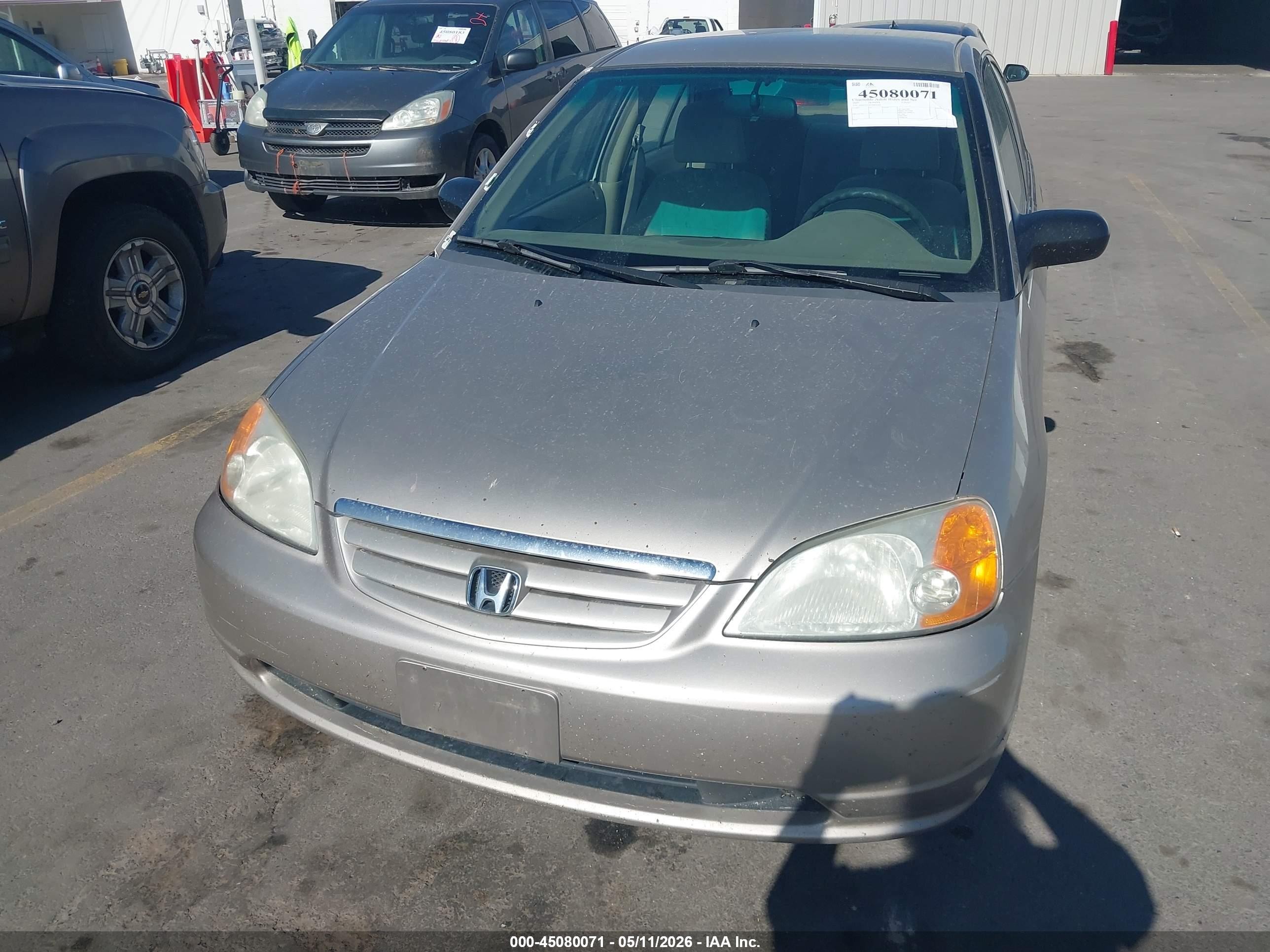 2001 Honda Civic Lx Gold vin: JHMES16591S005369