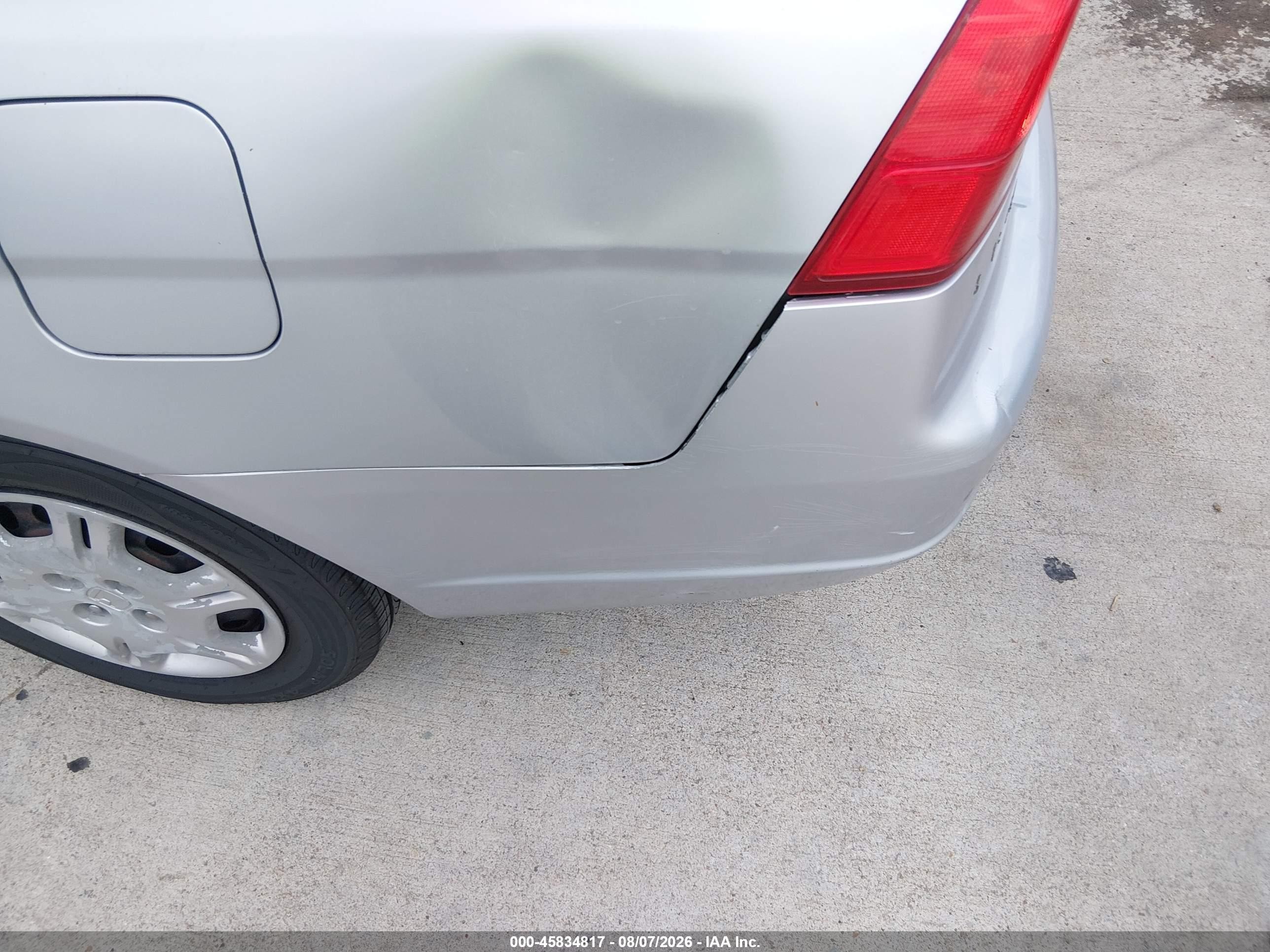 2001 Honda Civic Lx Silver vin: JHMES16591S008451