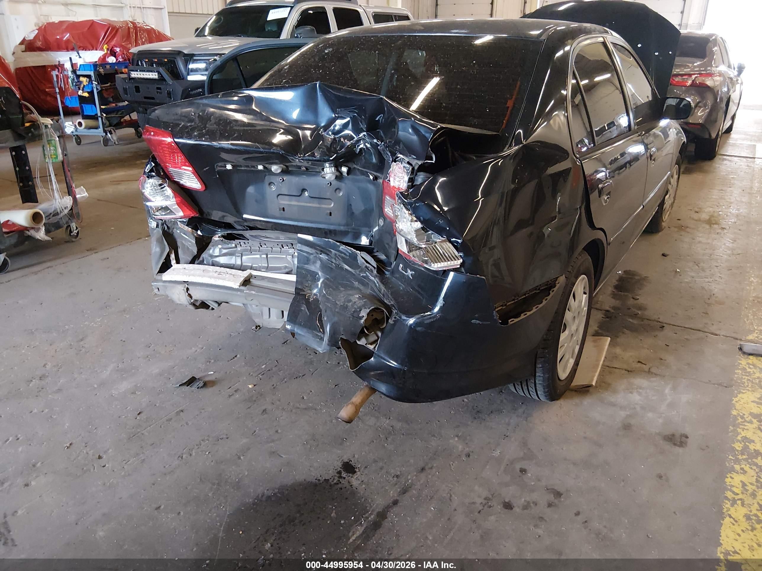 2004 Honda Civic Lx Black vin: JHMES16594S000807