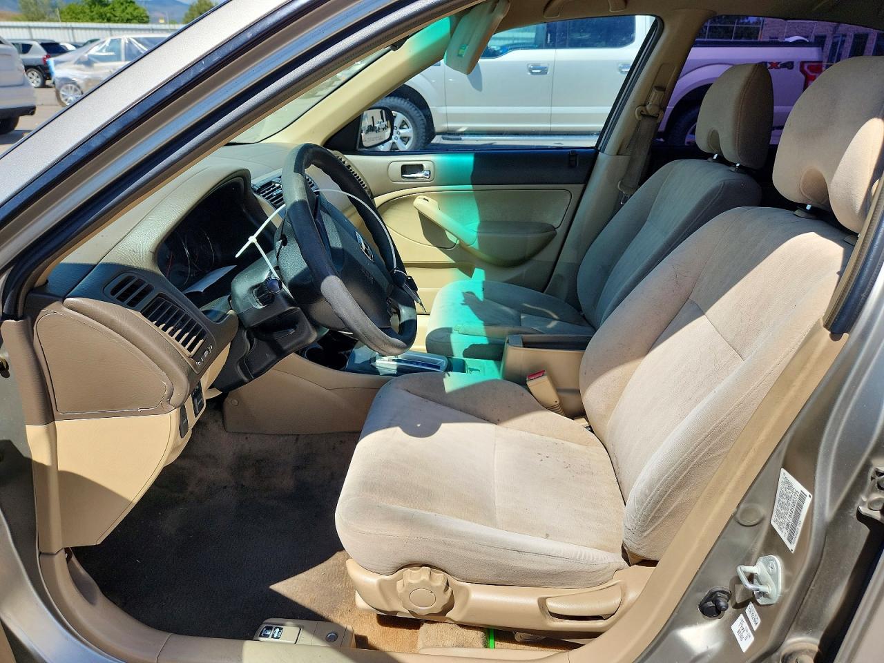 2005 Honda Civic Lx Gray vin: JHMES16595S003725