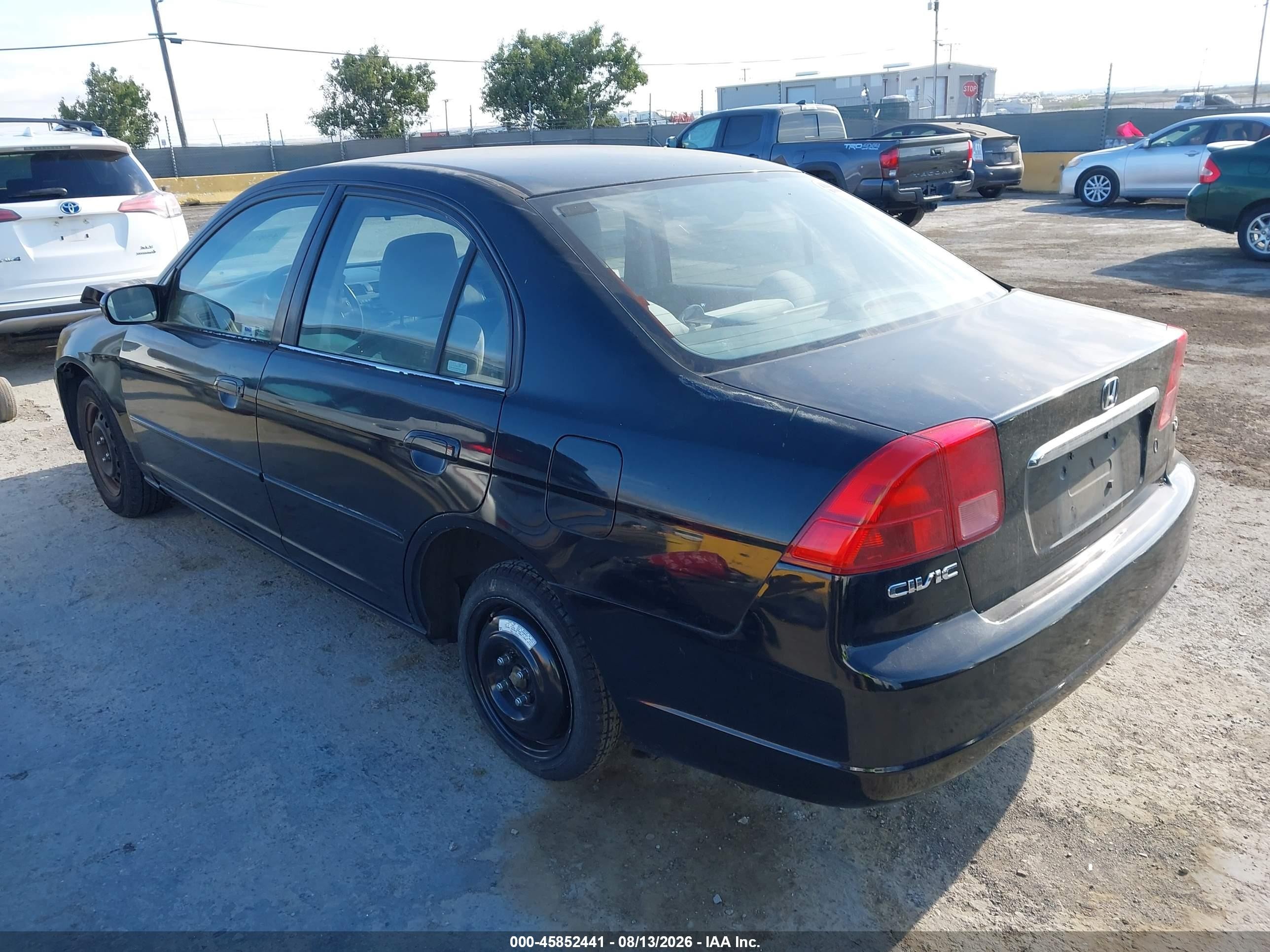 2002 Honda Civic Lx Черный vin: JHMES165X2S006063