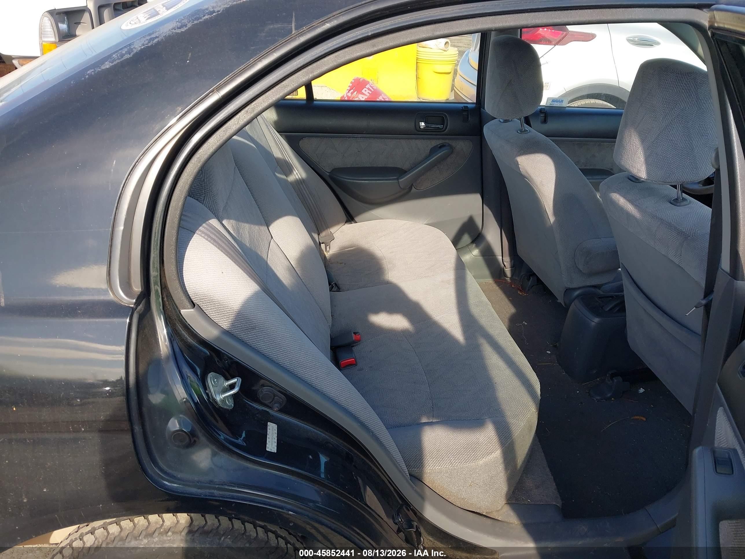 2002 Honda Civic Lx Черный vin: JHMES165X2S006063