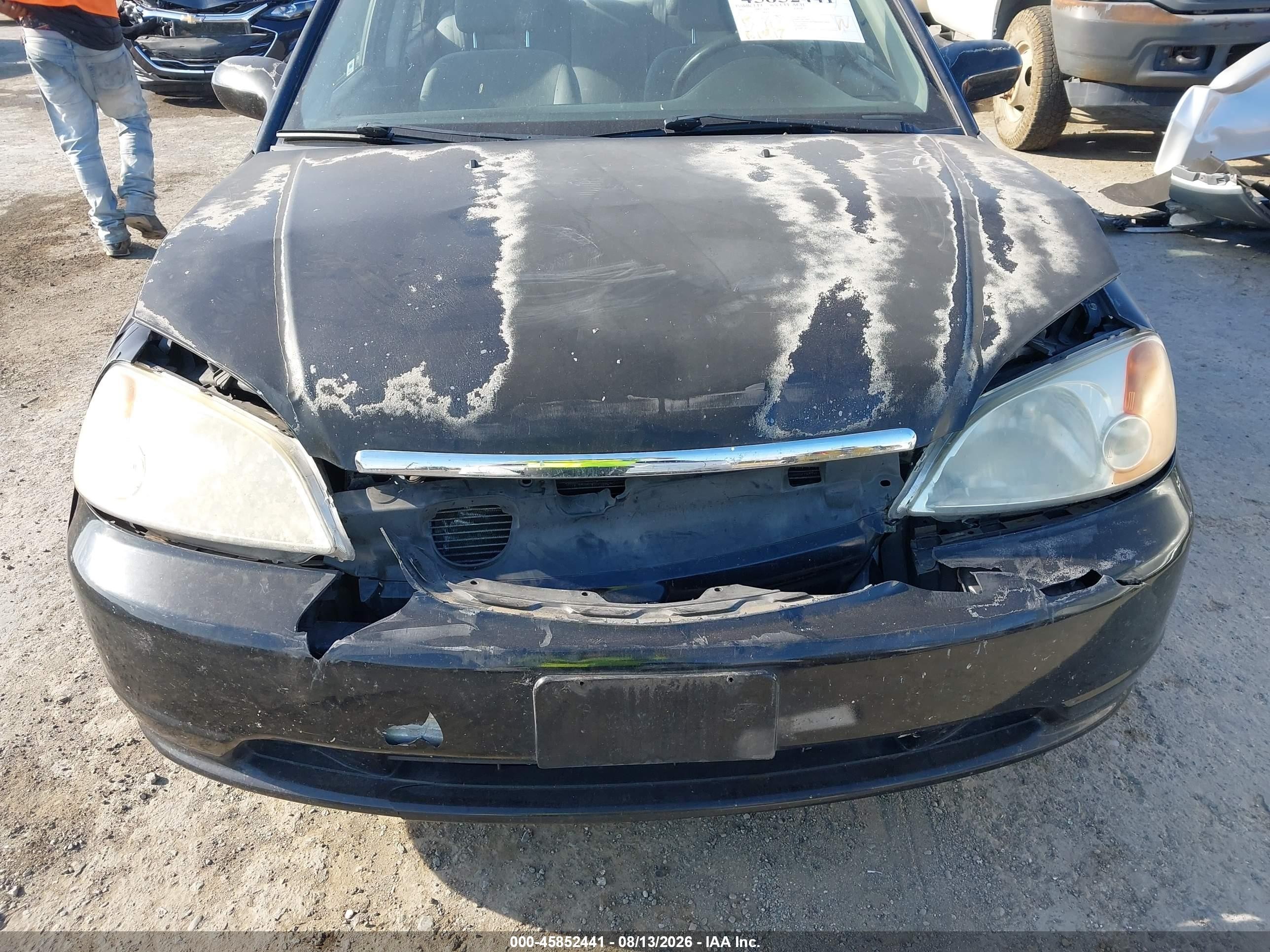2002 Honda Civic Lx Черный vin: JHMES165X2S006063