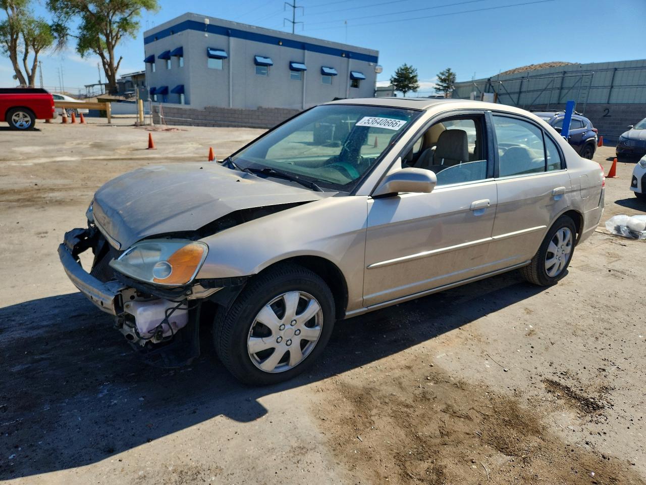 2001 Honda Civic Ex Gold vin: JHMES26721S005852
