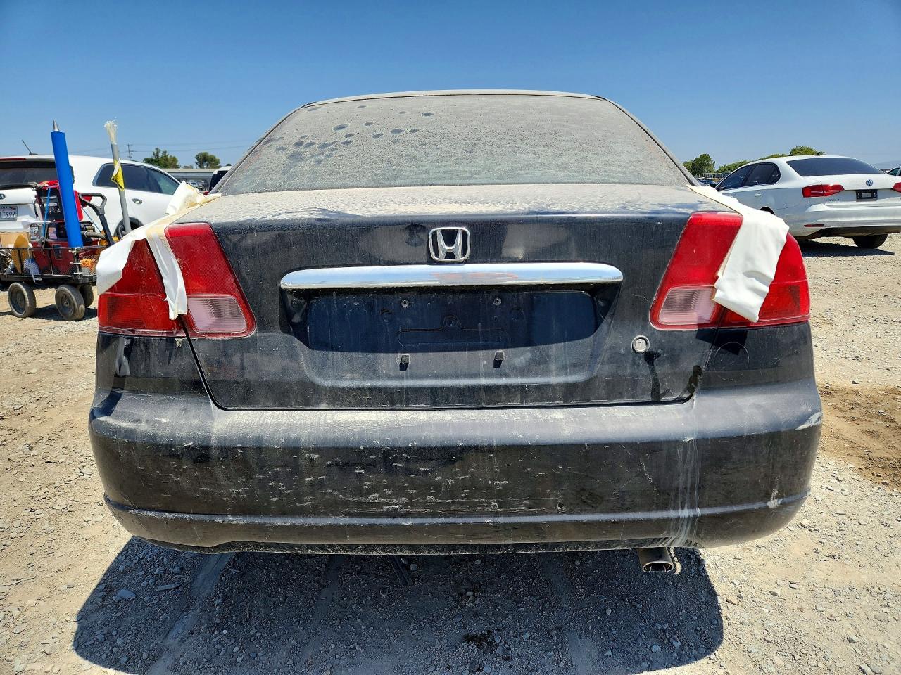 2002 Honda Civic Ex Черный vin: JHMES26752S000727