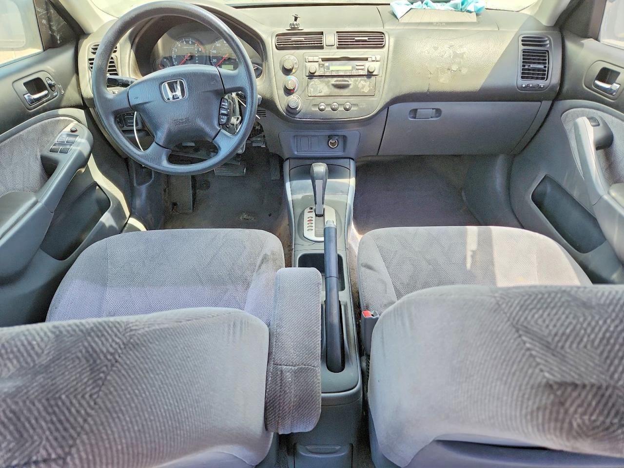 2002 Honda Civic Ex Черный vin: JHMES26752S000727