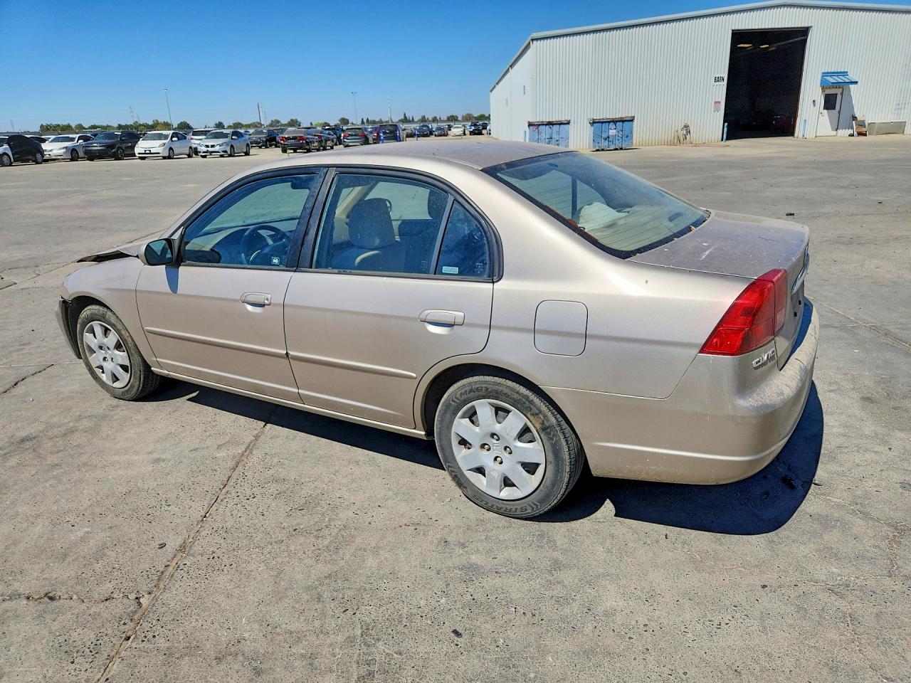 2002 Honda Civic Ex Tan vin: JHMES26772S003855