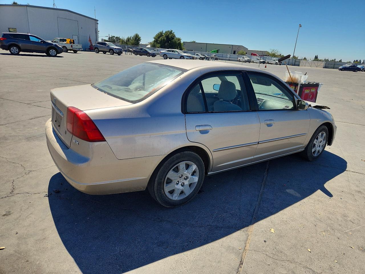 2002 Honda Civic Ex Tan vin: JHMES26772S003855