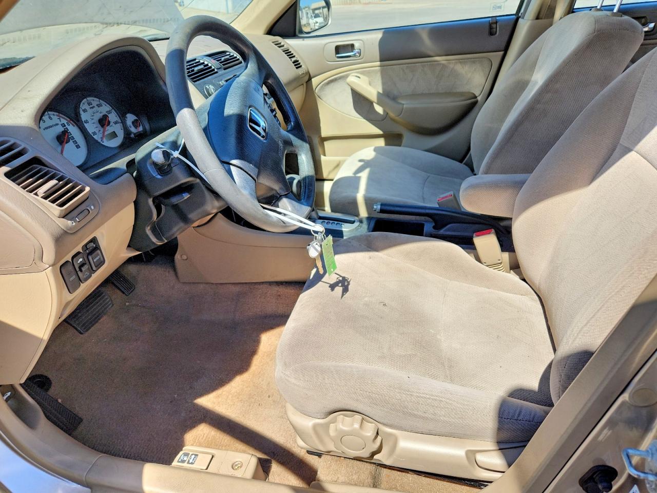 2002 Honda Civic Ex Tan vin: JHMES26772S003855