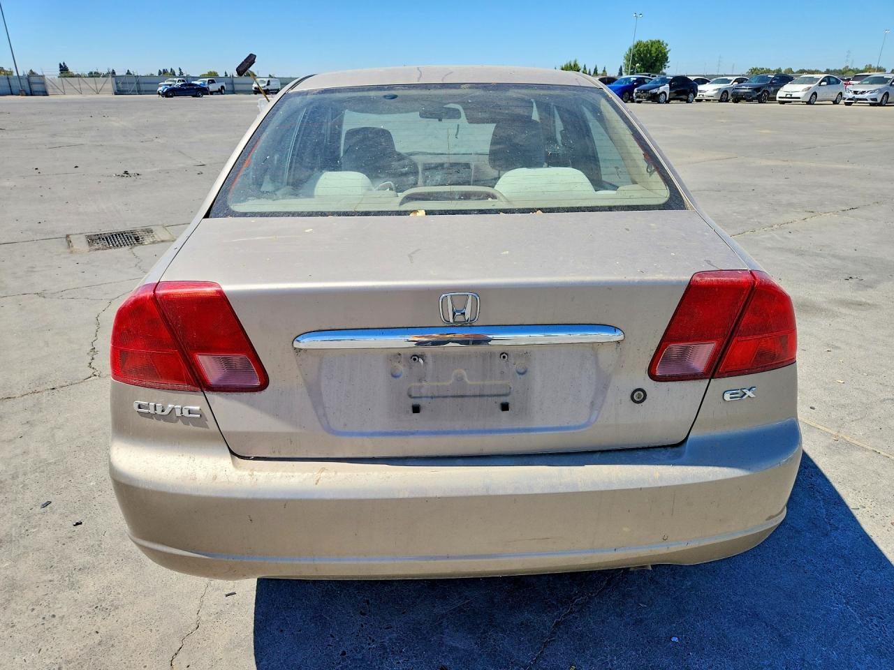 2002 Honda Civic Ex Tan vin: JHMES26772S003855