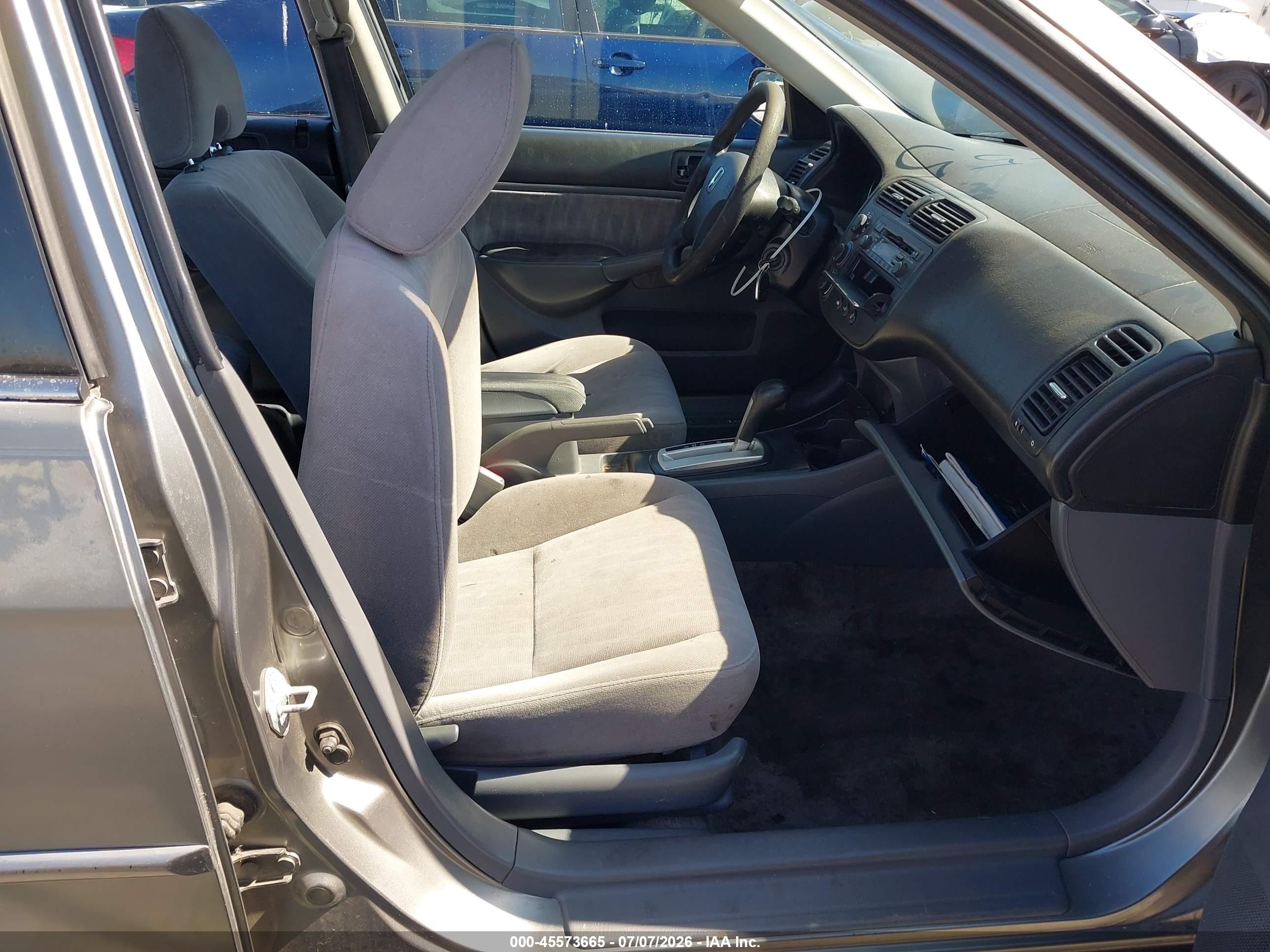 2005 Honda Civic Ex Серый vin: JHMES26775S001222