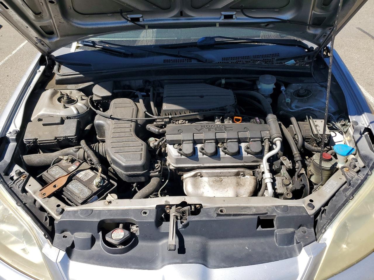 2004 Honda Civic Ex Silver vin: JHMES26784S002183