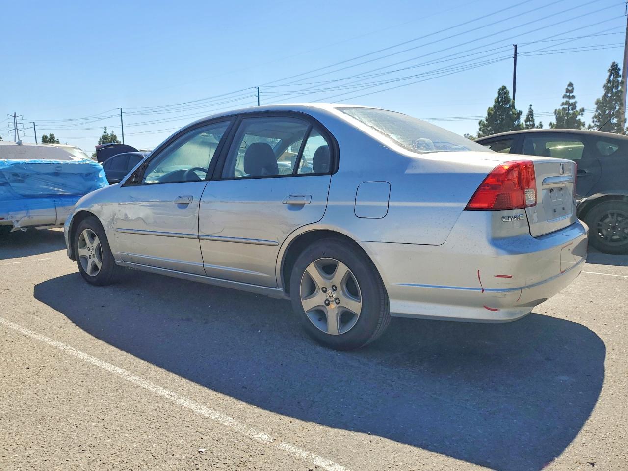 2004 Honda Civic Ex Silver vin: JHMES26784S002183