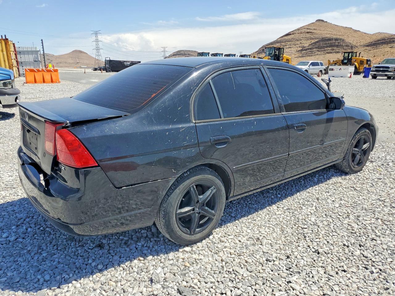 2002 Honda Civic Ex Black vin: JHMES26792S002416