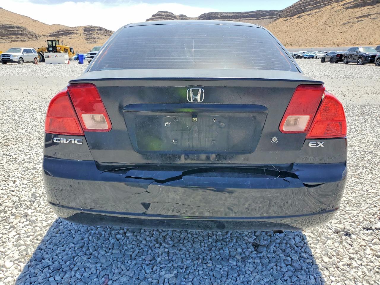 2002 Honda Civic Ex Black vin: JHMES26792S002416