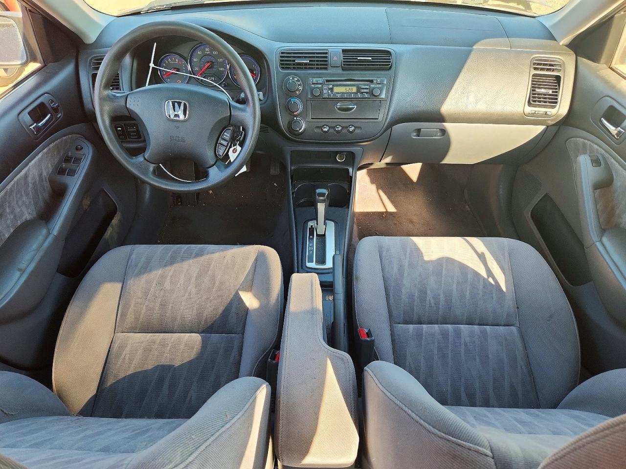 2005 Honda Civic 4d Gray vin: JHMES267X5S000081