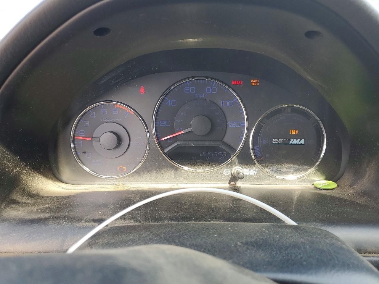 2003 Honda Civic Hybrid Teal vin: JHMES95633S008084