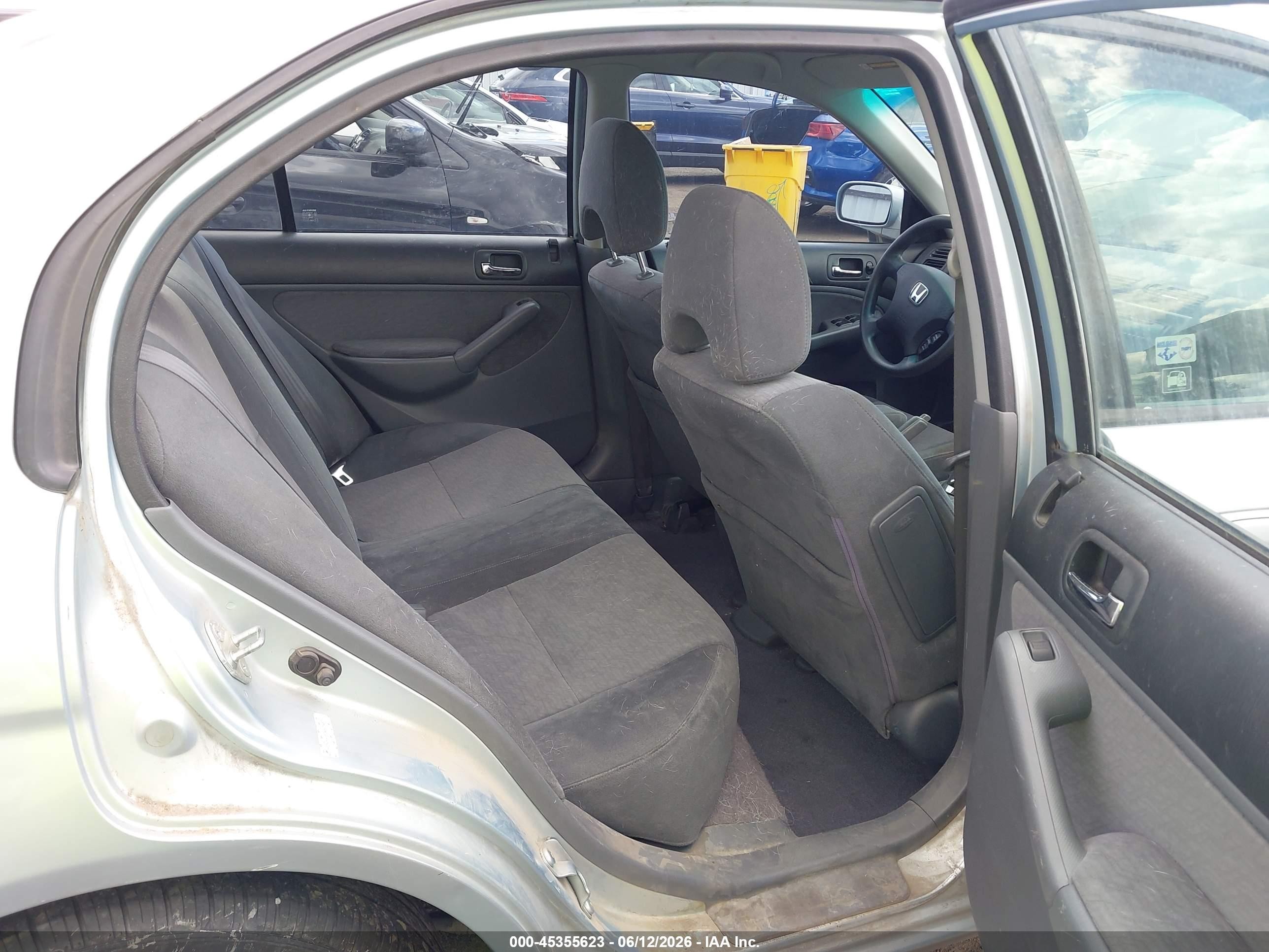 2004 Honda Civic Hybrid Blue vin: JHMES95634S014873